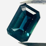 Echter Blauer Saphir Octagon 0.74ct 6.0x4.1mm