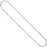 Zopfkette 925 Sterling Silber 2,2 mm 50 cm Halskette Kette Silberkette Karabiner