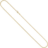 Erbskette 333 Gelbgold 2,5 mm 45 cm Gold Kette Halskette Goldkette Karabiner