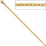 Erbskette 333 Gelbgold 2,5 mm 45 cm Gold Kette Halskette Goldkette Karabiner