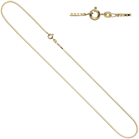 Venezianerkette 585 Gelbgold 1,5 mm 42 cm Gold Kette Halskette Goldkette