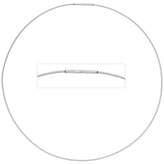 Halsreif Edelstahl 1,0 mm 42 cm Halskette Kette