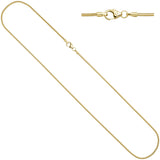 Schlangenkette 585 Gelbgold 1,4 mm 38 cm Gold Kette Halskette Goldkette