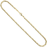 Halskette Kette 333 Gold Gelbgold massiv 45 cm Goldkette Karabiner