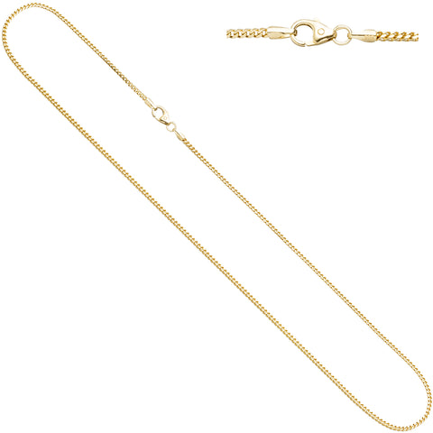 Bingokette 585 Gelbgold 1,2 mm 45 cm Gold Kette Halskette Goldkette Karabiner
