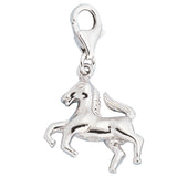 Einhänger Charm Pferd 925 Sterling Silber rhodiniert
