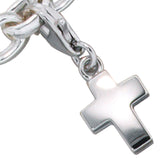 Einhänger Charm Kreuz 925 Sterling Silber rhodiniert
