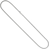 Schlangenkette 925 Silber 1,6 mm 60 cm Halskette Kette Silberkette Karabiner