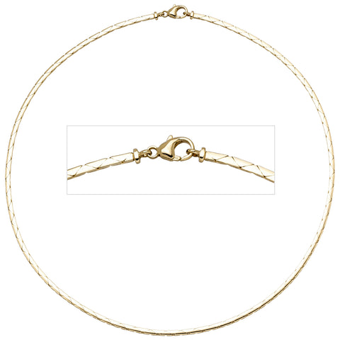 Halskette Kette 585 Gold Gelbgold 42 cm Goldkette Karabiner