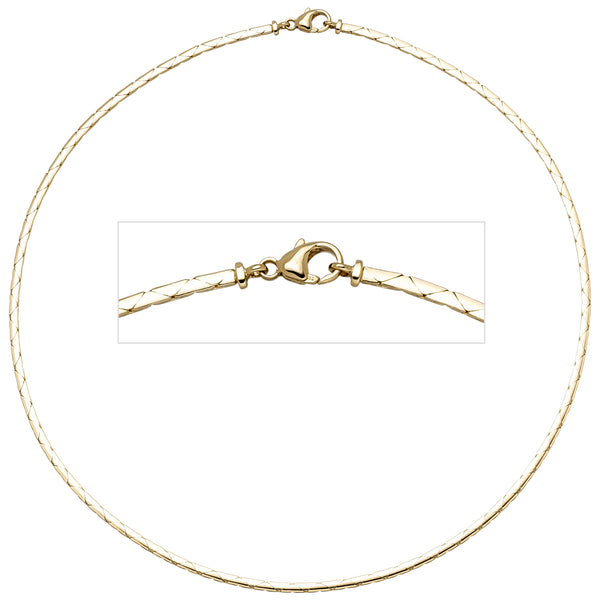 Halskette Kette 585 Gold Gelbgold 45 cm Goldkette Karabiner