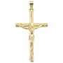 Anhänger Kreuz 585 Gold Gelbgold Kreuzanhänger Goldkreuz mit Jesus