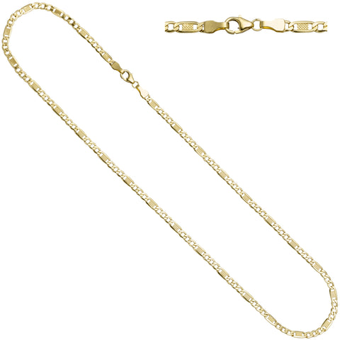 Halskette Kette 333 Gold Gelbgold 45 cm Goldkette Karabiner