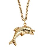 Anhänger Delfin 333 Gold Gelbgold Delfinanhänger