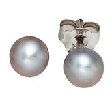 Ohrstecker 925 Sterling Silber 2 Süßwasser Perlen Ohrringe Perlenohrstecker