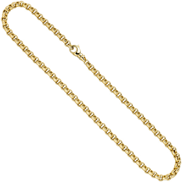 Erbskette 585 Gelbgold 6,1 mm 45 cm Gold Kette Halskette Goldkette Karabiner