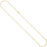 Singapurkette 333 Gelbgold 1,8 mm 45 cm Gold Kette Halskette Goldkette Federring