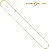 Ankerkette 585 Gelbgold diamantiert 1,6 mm 60 cm Gold Kette Halskette Goldkette