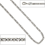 Königskette 925 Sterling Silber 3,1 mm 45 cm Halskette Kette Silberkette
