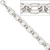 Halskette Kette 925 Sterling Silber rhodiniert 45 cm Silberkette Karabiner