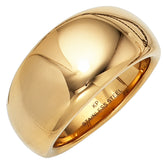 Damen Ring breit Edelstahl gold farben beschichtet