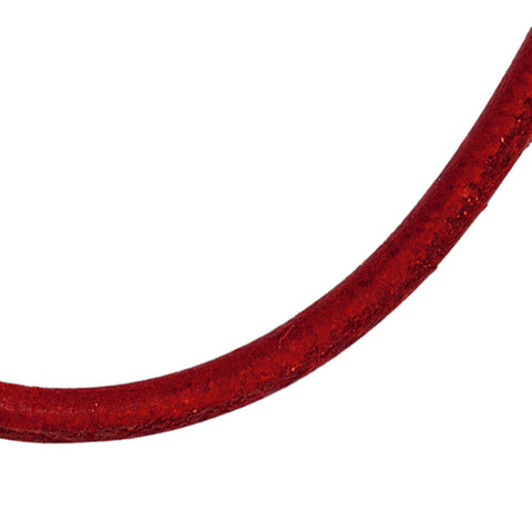 Lederschnur rot ca. 1 m lang Halskette Kette Leder