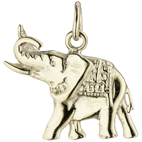 Anhänger Elefant 585 Gold Gelbgold Goldanhänger