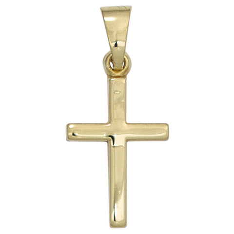 Anhänger Kreuz 333 Gold Gelbgold Kreuzanhänger Goldkreuz