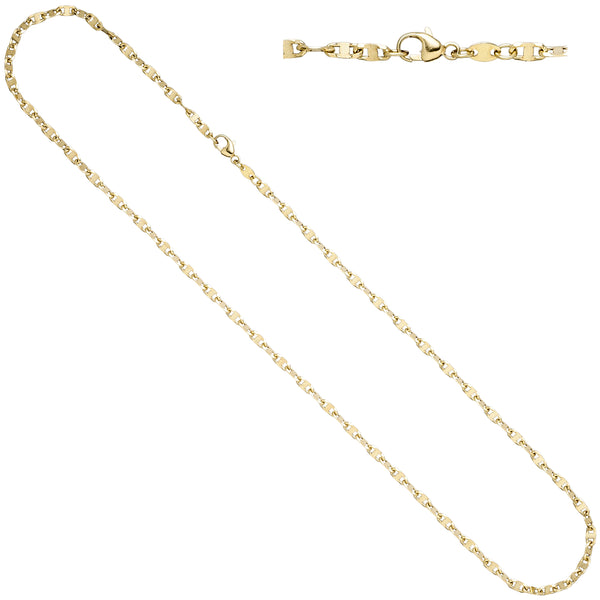 Halskette Kette 585 Gelbgold 45 cm Goldkette Karabiner