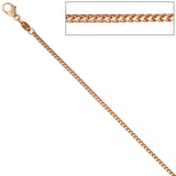 Bingokette 585 Rotgold 1,5 mm 45 cm Gold Kette Halskette Rotgoldkette Karabiner