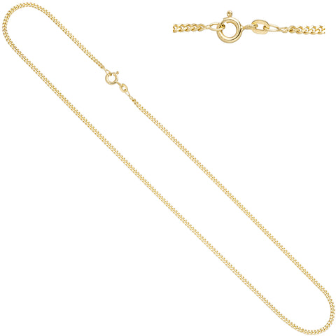 Panzerkette 585 Gelbgold 2,1 mm 50 cm Gold Kette Halskette Goldkette Federring