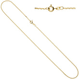 Ankerkette 333 Gelbgold 1,2 mm 45 cm Gold Kette Halskette Goldkette Federring