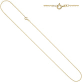 Ankerkette 585 Gelbgold 1,2 mm 42 cm Gold Kette Halskette Goldkette Federring