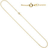 Ankerkette 585 Gelbgold 1,6 mm 40 cm Gold Kette Halskette Goldkette Federring