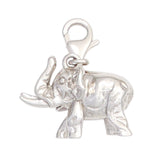 Einhänger Charm Elefant 925 Sterling Silber rhodiniert