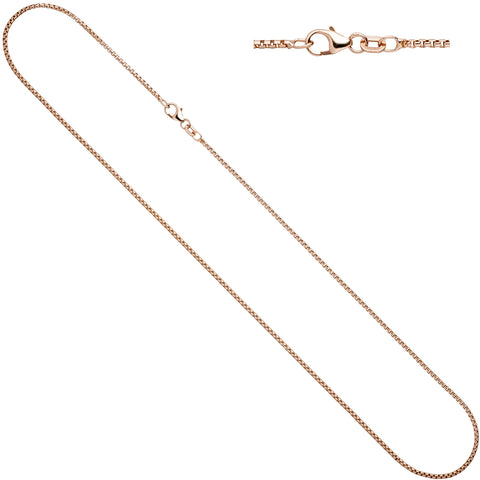 Venezianerkette 925 Silber rotgold vergoldet 1,5 mm 45 cm Halskette Kette