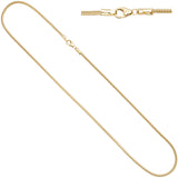 Schlangenkette aus 333 Gelbgold 1,9 mm 45 cm Gold Kette Halskette Goldkette