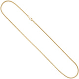 Schlangenkette aus 333 Gelbgold 2,4 mm 45 cm Gold Kette Halskette Goldkette