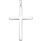 Anhänger Kreuz schmal 925 Silber Kreuzanhänger Silberanhänger Silberkreuz