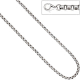 Erbskette 925 Sterling Silber 4,5 mm 50 cm Kette Halskette Silberkette Karabiner