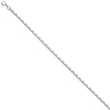 Ankerkette 925 Silber diamantiert 3,4 mm 45 cm Kette Halskette Silberkette