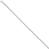 Ankerkette 925 Silber diamantiert 3,4 mm 55 cm Kette Halskette Silberkette