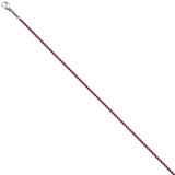 Rundankerkette Edelstahl rot weinrot lackiert 42 cm Kette Halskette Karabiner