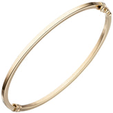 Armreif Armband oval 585 Gold Gelbgold Goldarmreif