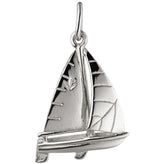 Anhänger Segelschiff Segelboot 925 Sterling Silber Silberanhänger