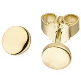 Ohrhänger 585 Gold Gelbgold 2 Süßwasser Perlen Ohrringe Perlenohrringe