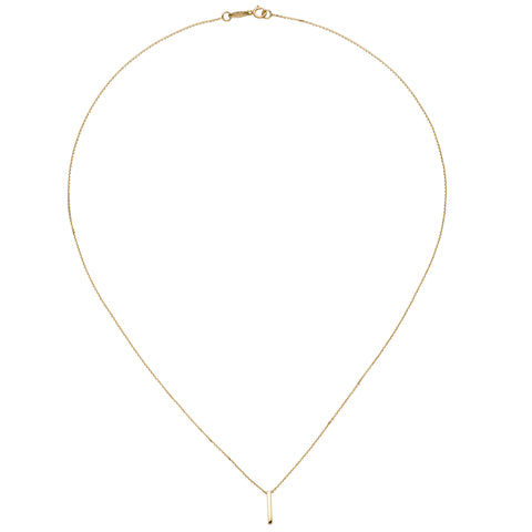 Collier Kette mit Anhänger 375 Gold Gelbgold 42 cm