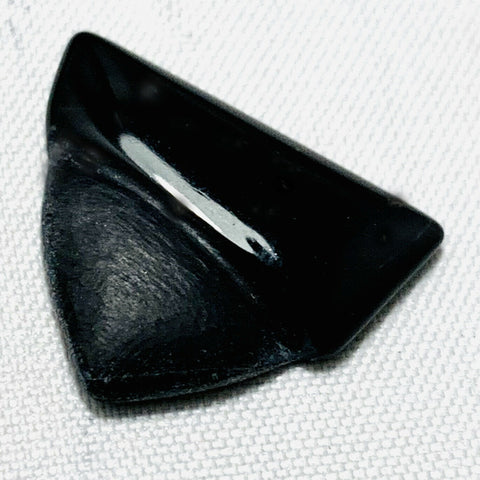 Echter Schwarzer Onyx Fantasie Form 5ct 18x15mm