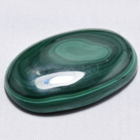 Echter Malachit Oval Cabochon 74.53ct 36x24mm