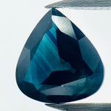 Echter Blauer Saphir Tropfen 1.445ct 7.8x7.2mm