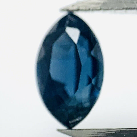 Echter Blauer Saphir Navette 0.37ct 5.3x3.3mm